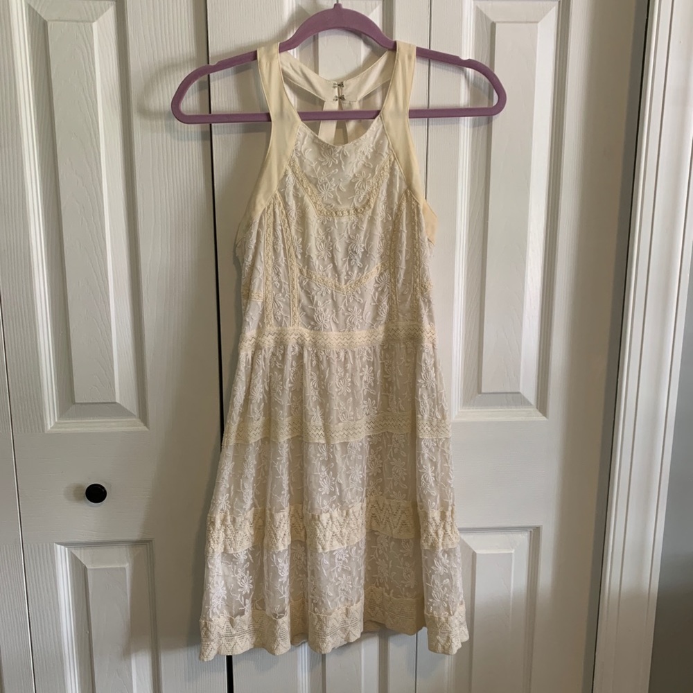 Cream American eagle dress